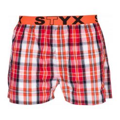 Styx Bokserki Męskie L, Czerwony. Czerwone bokserki męskie Styx, z bawełny. Za 57.00 zł.