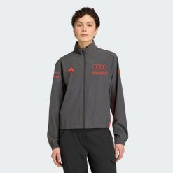 Bluza Dresowa Audi Revolut F1 Team Mechanics. Czarne bluzy damskie Adidas, bez wzorów, z dresówki, na fitness i siłownię. Za 479.00 zł.
