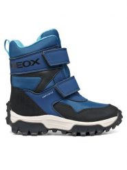 Geox Śniegowce J Himalaya Boy B Abx J46FRE 0FU50 C4321 D Niebieski. Niebieskie buty zimowe chłopięce Geox, bez wzorów, z materiału, bez zapięcia. Za 409.99 zł.