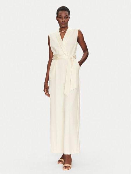 ViCOLO Kombinezon TD0641 Écru Regular Fit. Sukienki damskie ViCOLO, s, bez wzorów, z syntetyku, bez kołnierzyka, bez ramiączek. Za 339.99 zł.