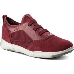 Półbuty GEOX - U Nebula S A U825AA 02211 C7031 Ruby. Czerwone półbuty na co dzień męskie Geox, z materiału. W wyprzedaży za 349.00 zł.