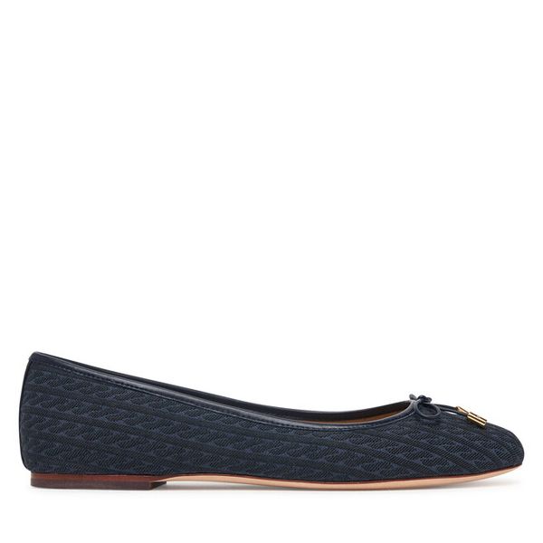 Baleriny LAUREN RALPH LAUREN. Niebieskie baleriny damskie Lauren Ralph Lauren, bez wzorów, bez obcasa. Za 729.99 zł.