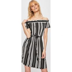 Tally Weijl - Sukienka. Białe tuniki damskie marki TALLY WEIJL, bez wzorów, z tkaniny, casualowe, bez kołnierzyka, bez ramiączek. Za 69.90 zł.