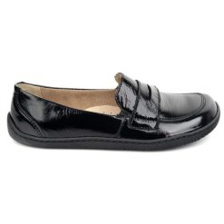 Olivier Barefoot Eleganckie Damskie minimalistyczne mokasyny skórzane 1280 czarne. Czarne mokasyny damskie z materiału, biznesowe. Za 484.00 zł.