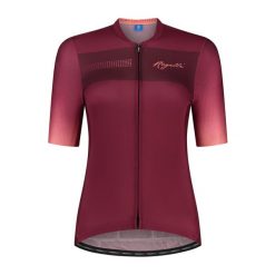 Koszulka rowerowa damska Rogelli Dawn. Czerwone koszulki sportowe damskie Rogelli, xl, bez wzorów, bez kołnierzyka, bez ramiączek, rowerowe. W wyprzedaży za 199.00 zł.