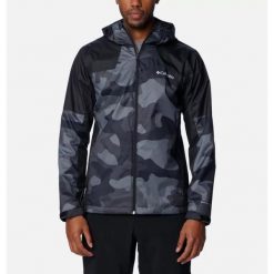 Kurtka Sportowa Z Kapturem Męska Columbia Inner Limits. Czarne kurtki męskie Columbia, m, bez wzorów, trekkingowe. Za 429.99 zł.