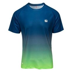 Męska Koszulka Z Krótkim Rękawem Estise. Niebieskie koszulki sportowe męskie IQ, m, bez wzorów, bez kołnierzyka, bez ramiączek, trekkingowe. Za 125.99 zł.