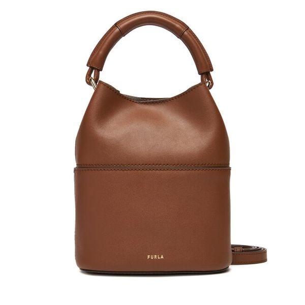 Torebka Furla. Brązowe torebki do ręki damskie Furla, bez wzorów, klasyczne, bez dodatków. Za 1,599.00 zł.