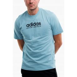 Koszulka Mężczyzna adidas T-shirt Bluzka Sportowa Treningowa Bawełniana r. M. Niebieskie koszulki sportowe męskie Adidas, l, bez wzorów, z bawełny, sportowe, bez kołnierzyka. Za 127.00 zł.