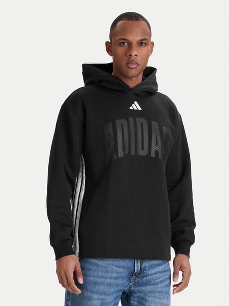 Adidas Bluza Stadium Graphic KD0287 Czarny Loose Fit. Czarne bluzy męskie Adidas, m, bez wzorów, z syntetyku, bez kaptura. Za 232.99 zł.