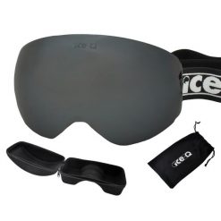 Gogle narciarskie dla dorosłych Ice-Q Cortina 1, Anti-slip, OTG na okulary. Czarne trampki i tenisówki damskie ICE-Q, bez wzorów, sportowe, bez zapięcia. W wyprzedaży za 199.90 zł.