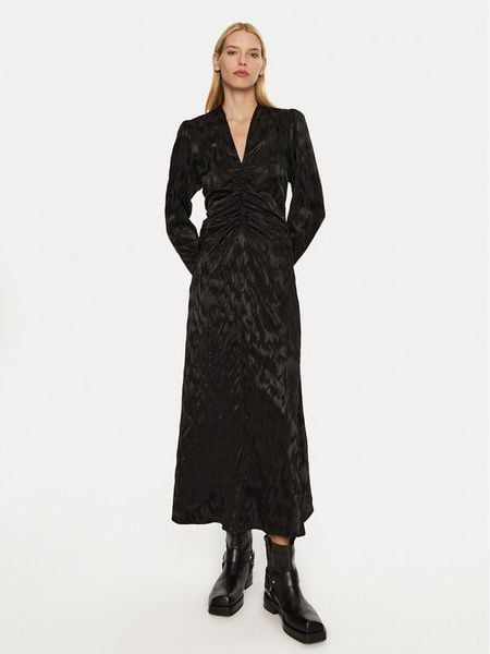 Gestuz Sukienka codzienna Dalila 10909366 Czarny Regular Fit. Czarne sukienki damskie Gestuz, na co dzień, bez wzorów, z wiskozy, bez kołnierzyka, bez ramiączek, proste. Za 769.99 zł.