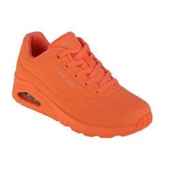 Buty do chodzenia damskie Skechers Uno Night Shades. Brązowe obuwie sportowe damskie Skechers, bez wzorów, z materiału, trekkingowe, Skechers Sport. Za 509.99 zł.