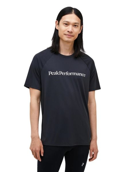 Koszulka Peak Performance męska Active Tee czarna - M. Czarne koszulki sportowe męskie Peak Performance, l, bez wzorów, z bawełny, bez kołnierzyka, bez ramiączek, do biegania. Za 179.00 zł.