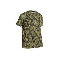 Koszulka myśliwska z krótkim rękawem SG100 camo. Koszulki sportowe męskie marki SOLOGNAC. Za 29.99 zł.