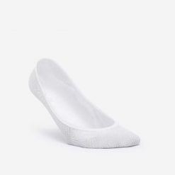 Skarpety balerinki x2. Białe skarpety damskie Decathlon, bez wzorów, z bawełny. Za 29.99 zł.