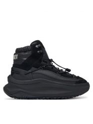Moon Boot Śniegowce Moon 247 Xlace Mid 80D2490030 S Czarny. Czarne śniegowce dziewczęce Moon Boot, ze skóry, bez zapięcia. Za 989.99 zł.