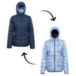 Kurtka damska ocieplana dwustronna Alpine Pro Eroma. Brązowe kurtki damskie Alpine Pro, na jesień, xs, bez wzorów, z materiału, z kapturem. Za 319.00 zł.