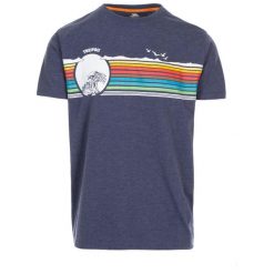 Trespass Lakehouse - T-shirt męski granatowy marl. Niebieskie t-shirty męskie Trespass, m, bez wzorów, z materiału, bez kołnierzyka. Za 101.37 zł.