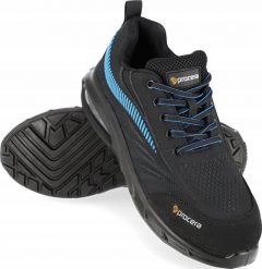 PROCERA TEXO-AIR WAVE SB - Półbuty bezpieczne TEXO-AIR WAVE SB ze stalowym podnoskiem 42. Szare półbuty na co dzień męskie PROCERA, bez zapięcia. Za 129.00 zł.