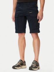 G-Star Raw Szorty materiałowe Rovic D26214-5126 Granatowy Regular Fit. Niebieskie szorty męskie G-Star Raw, m, bez wzorów, z bawełny, retro. Za 389.99 zł.