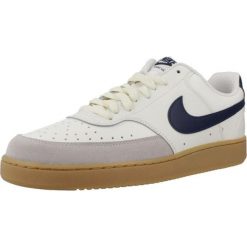 Buty Mężczyzna Nike Court Vision Low biały. Białe buty sportowe męskie Nike, z materiału, bez zapięcia, do biegania, nike court. Za 454.00 zł.