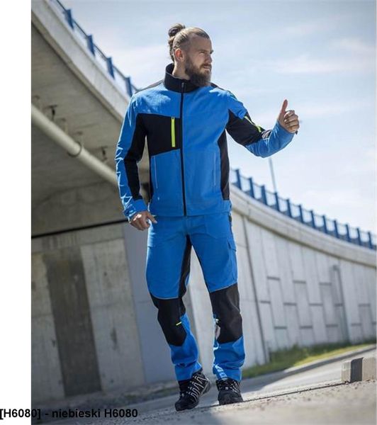 Ardon ARDON 4Xstretch - męska bluza robocza stretch, funkcjonalne wstawki, ekstremalnie wytrzymały materiał Tabiflex, 98% - niebieski H6080 2XL. Niebieskie bluzy męskie Ardon, m, bez wzorów, z materiału, bez kaptura. Za 184.19 zł.