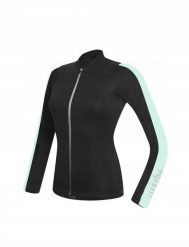Zero RH+ Damska koszulka rowerowa zeroRH+ Spirit LS FZ Black - Pastel Wat S (ECD0260). Czarne kurtki damskie s, bez wzorów, bez kaptura. Za 234.03 zł.