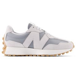 Buty damskie New Balance WS327KAY – szare. Szare obuwie sportowe damskie New Balance, bez wzorów, z dresówki. Za 549.99 zł.