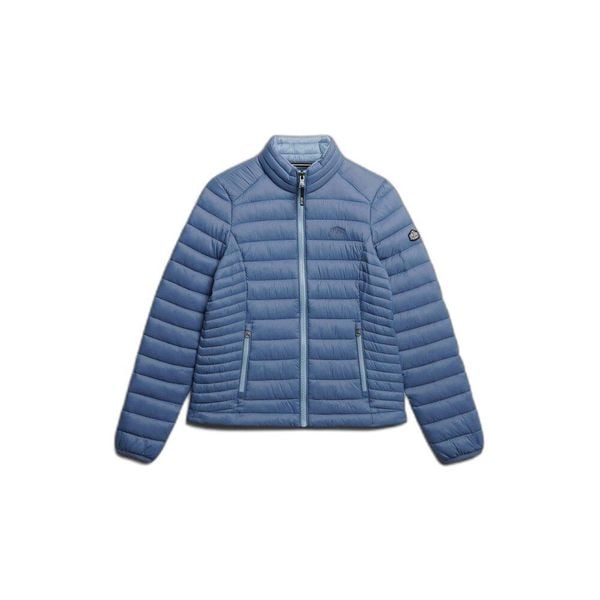 Damska kurtka puchowa Superdry. Szare kurtki damskie Superdry., na zimę, l, bez wzorów, z puchu, bez kaptura. Za 392.00 zł.
