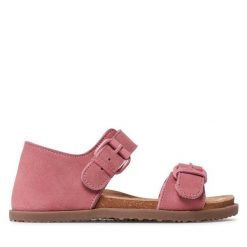 Sandały Lasocki Kids. Czerwone sandały dziewczęce Lasocki Kids, bez zapięcia. Za 139.99 zł.