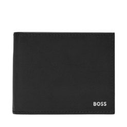 Portfel BOSS. Czarne portfele męskie Boss, bez wzorów. Za 381.99 zł.