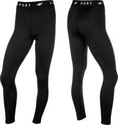 Spodnie damskie funkcyjne 4F czarne H4L22 SPDF351 20S 2XL. Czarne spodnie sportowe damskie 4f, l, bez wzorów. Za 78.58 zł.