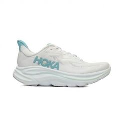 Buty do biegania damskie Hoka One One Clifton 10. Białe obuwie sportowe damskie Hoka One One, bez wzorów, z materiału, do biegania. Za 639.00 zł.
