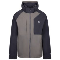 Trespass Fala - Męska kurtka outdoorowa Storm Grey. Szare kurtki męskie Trespass, na jesień, m, bez wzorów, bez kaptura. Za 365.75 zł.