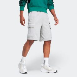 Spodenki fitness męskie ADIDAS. Szare krótkie spodenki sportowe męskie Adidas, m, bez wzorów, z bawełny, na fitness i siłownię. Za 119.99 zł.