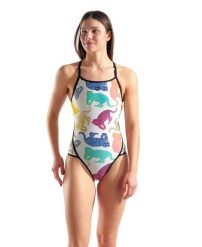 Strój Kąpielowy Damski Arena In The Wild Swimsuit Super. Białe kostiumy jednoczęściowe damskie Arena, s, bez wzorów, z materiału, eleganckie, do pływania. Za 259.99 zł.