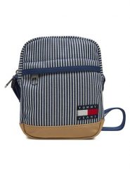 Tommy Jeans Saszetka Tjm Ess Daily Stripe Reporter AM0AM13327 Niebieski. Niebieskie saszetki męskie Tommy Jeans, z jeansu. Za 159.99 zł.