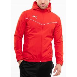 Puma teamRISE All Weather kurtka. Białe kurtki męskie Puma, xl, bez wzorów, z materiału, z kapturem. Za 199.99 zł.
