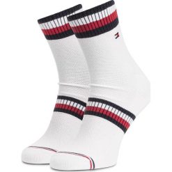 Zestaw 2 par wysokich skarpet unisex TOMMY HILFIGER - 392025001 White 300. Skarpety damskie marki Tommy Hilfiger. Za 44.99 zł.