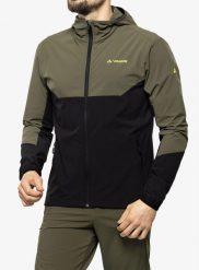 Kurtka softshell męska Vaude Moab Jacket IV. Zielone kurtki męskie Vaude, m, bez wzorów, z elastanu, bez kaptura. Za 515.30 zł.