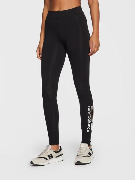 New Balance Legginsy Classic WP23800 Czarny Fitted Fit. Czarne legginsy damskie New Balance, xs, bez wzorów, z bawełny. Za 169.99 zł.