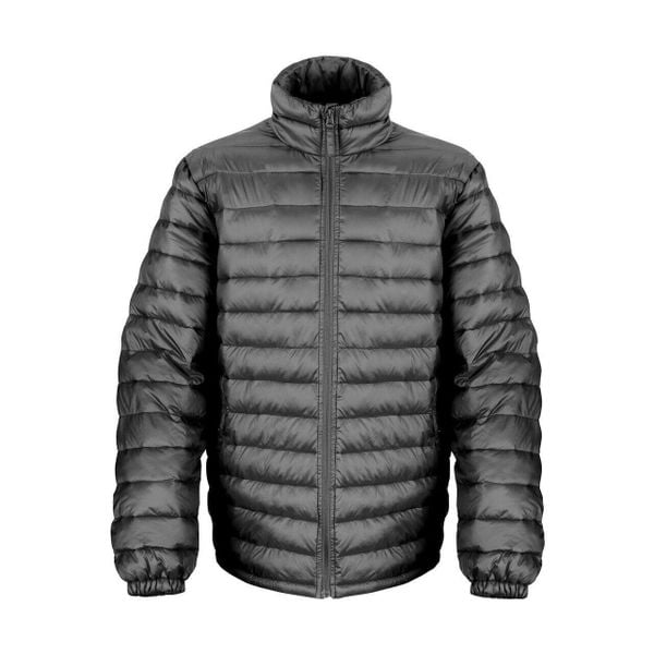 Kurtka puchowa Result Ice Bird. Czarne kurtki męskie RESULT, m, bez wzorów, z materiału, bez kaptura. Za 270.00 zł.
