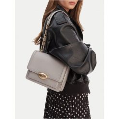 Torebka GINO ROSSI. Szare torebki do ręki damskie Gino Rossi, bez wzorów, wizytowe, bez dodatków. Za 299.99 zł.