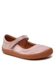Froddo Półbuty Barefoot Mary J G3140184-4 D Różowy. Czerwone półbuty dziewczęce Froddo, bez wzorów, ze skóry, bez zapięcia. Za 239.99 zł.