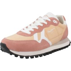 Buty PEPE JEANS BRIT-ON PRINT W Pomarańczowy. Brązowe obuwie sportowe damskie Pepe Jeans, bez wzorów, z jeansu, trekkingowe. Za 239.99 zł.