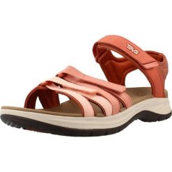 Sandały TEVA W TIRRA SPORT Pomarańczowy. Brązowe sandały damskie Teva, bez wzorów, z materiału, bez obcasa, bez zapięcia. Za 293.99 zł.