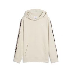 Młodzieżowa bluza z kapturem Essentials ze zwierzęcym nadrukiem PUMA. Biała bluzy damskie Puma, m, bez wzorów, z bawełny, z kapturem. Za 184.00 zł.