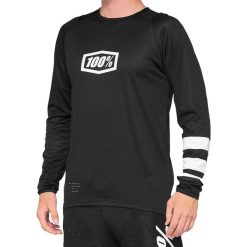 Koszulka rowerowa męska 100% R-Core LS. Czarne bluzy męskie 100%, l, bez wzorów, bez kaptura. Za 229.99 zł.