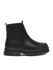 DeeZee Botki CEO-CM231205-52 Czarny. Czarne botki dziewczęce DeeZee, z materiału, bez zapięcia. Za 139.99 zł.